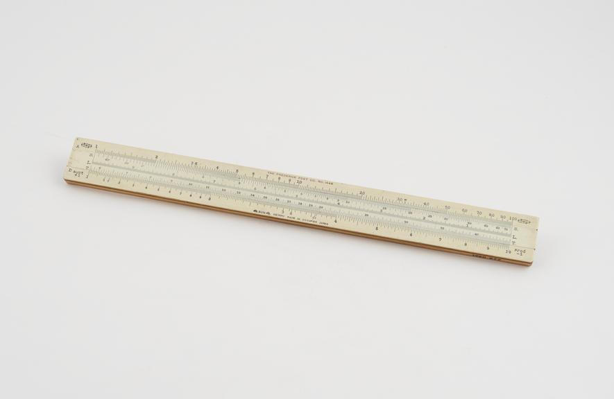 Slide rule, 11 made of bamboo in occupied Japan'