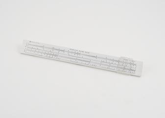 10-Inch slide rule with sprung cursor by Sterling Plastics Company