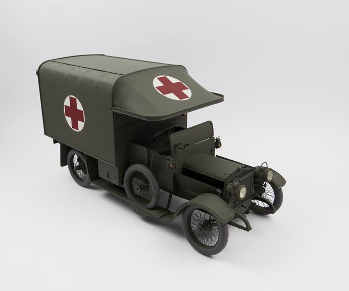 Model of 20 h.p. ambulance, built by the Daimler Co