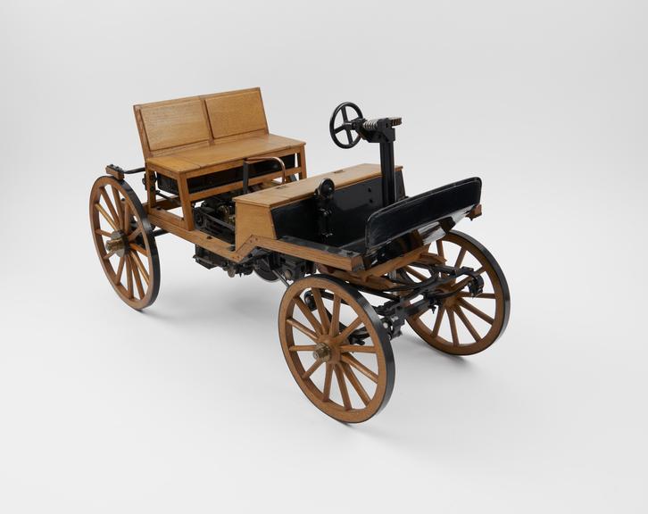 Siegfried Marcus petrol car, 1875, scale model