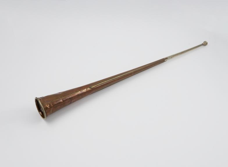 Post horn, by Kohler and Co., (silver and copper)