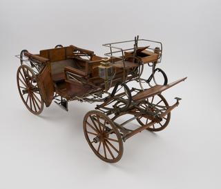 Model of a pair horse 'landau' carriage