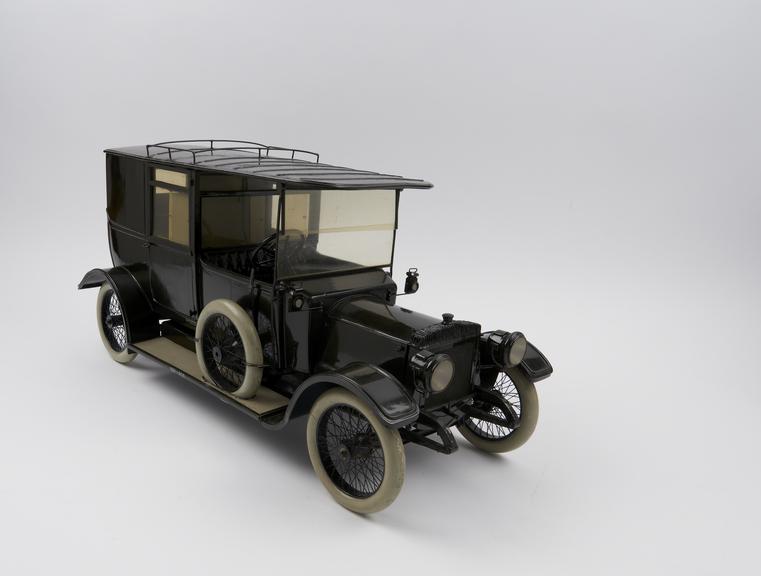 Model of 20 h.p. staff car, built by the Daimler Co