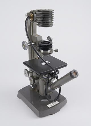 Inverted microscope by W. R. Prior & Co.