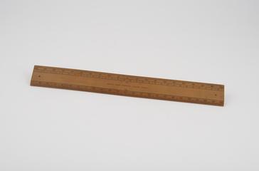Marquois scale rule in boxwood