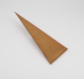 Set square. 1 of 3 Marquois scales