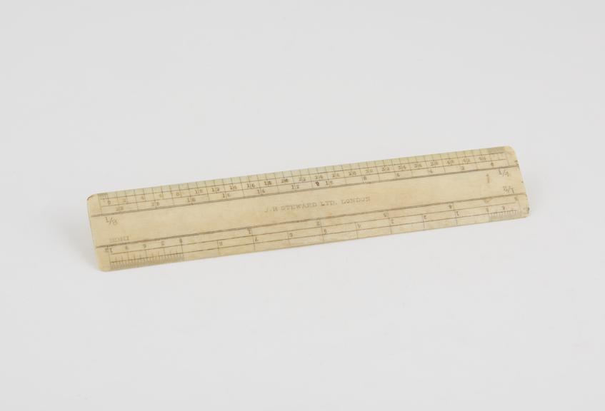 Ivory plotting scale by J H Steward Limited (B504; A200287)