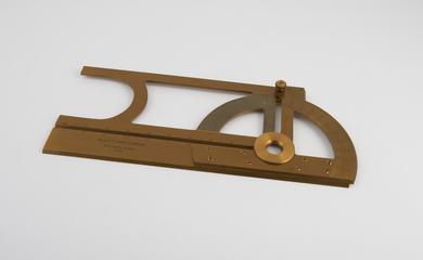 Plotting protractor, Struben's patent