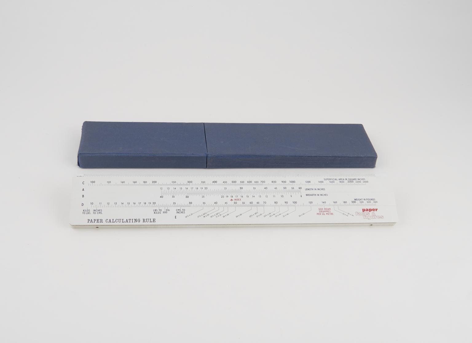 Reckoner Rell Paper calculating ready reckoner rule | Science Museum Group Collection