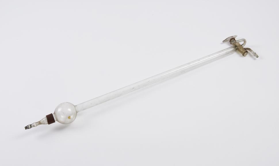 Burette with glass stopcock, graduated to 100 cc