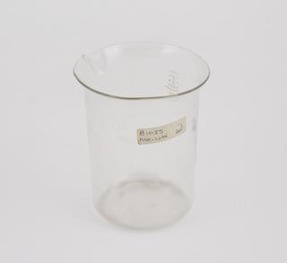 Beaker with wide rim and spout