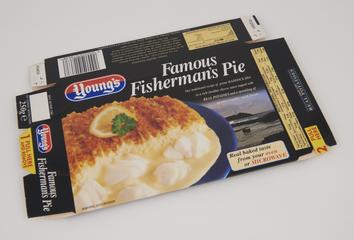 Packaging box for Young's Fisherman's Pie