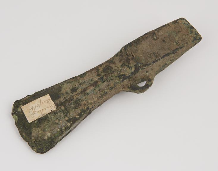 Bronze flat chisel-head (celt) from Warham Fen