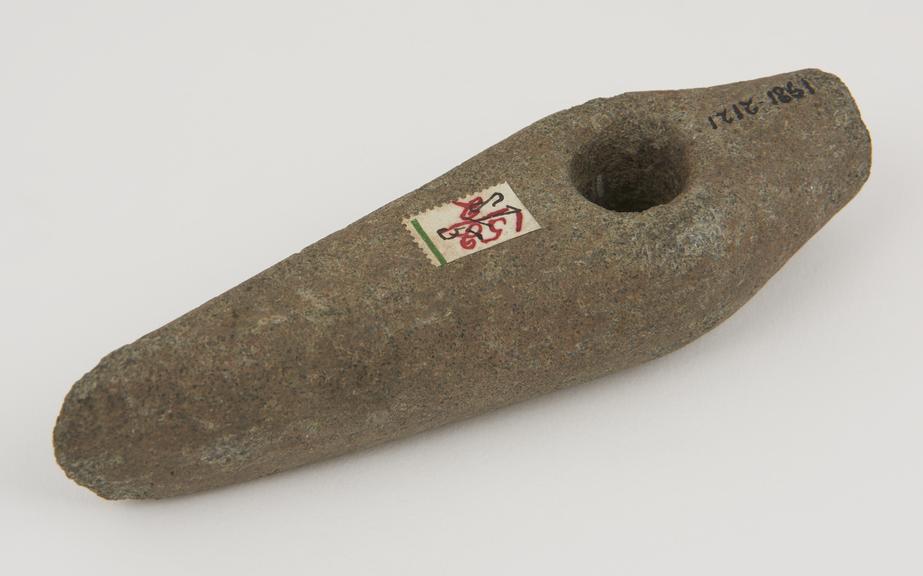 Stone axe head (from Jensen collection) with cylindrical