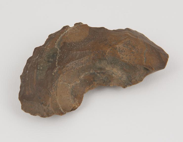 Flint hand tool from Qarun, Birkat (salt lake)