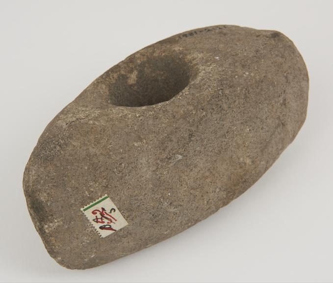 Stone axe head (from Jensen collection) with cylindrical