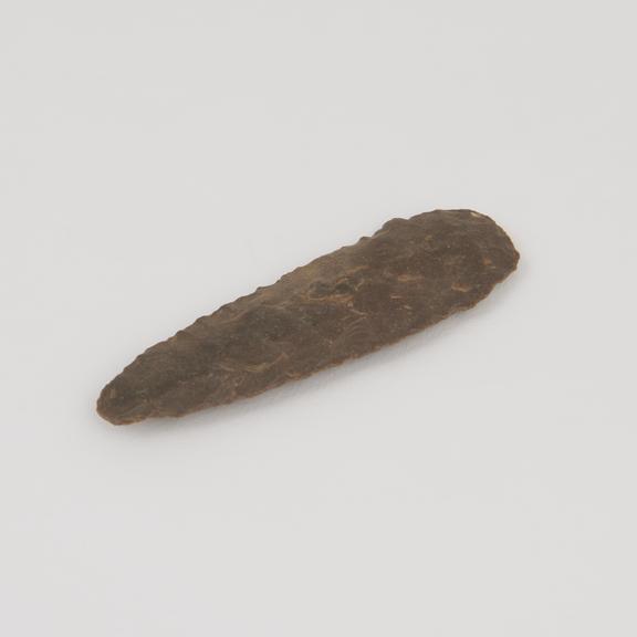 Flint hand tool from Qarun, Birkat (salt lake)