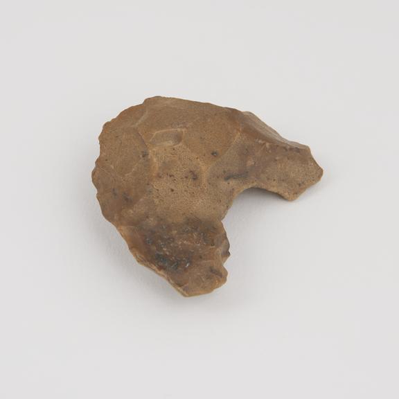 Flint hand tool from Qarun, Birkat (salt lake)