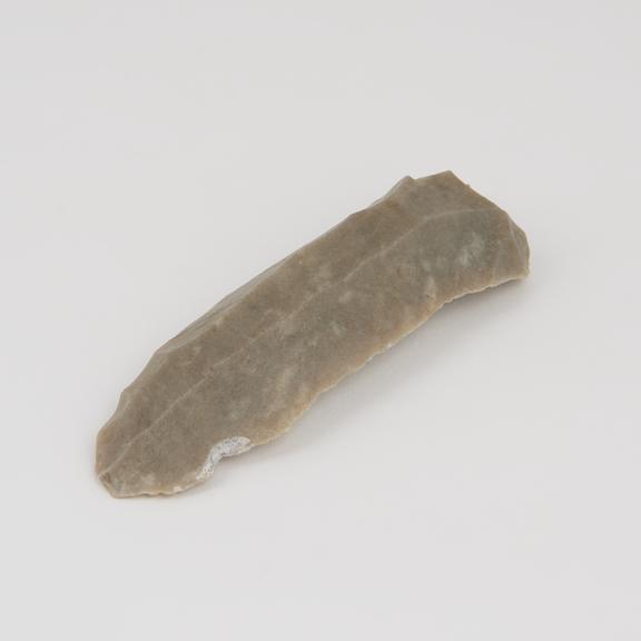 Flint hand tool from Qarun, Birkat (salt lake)