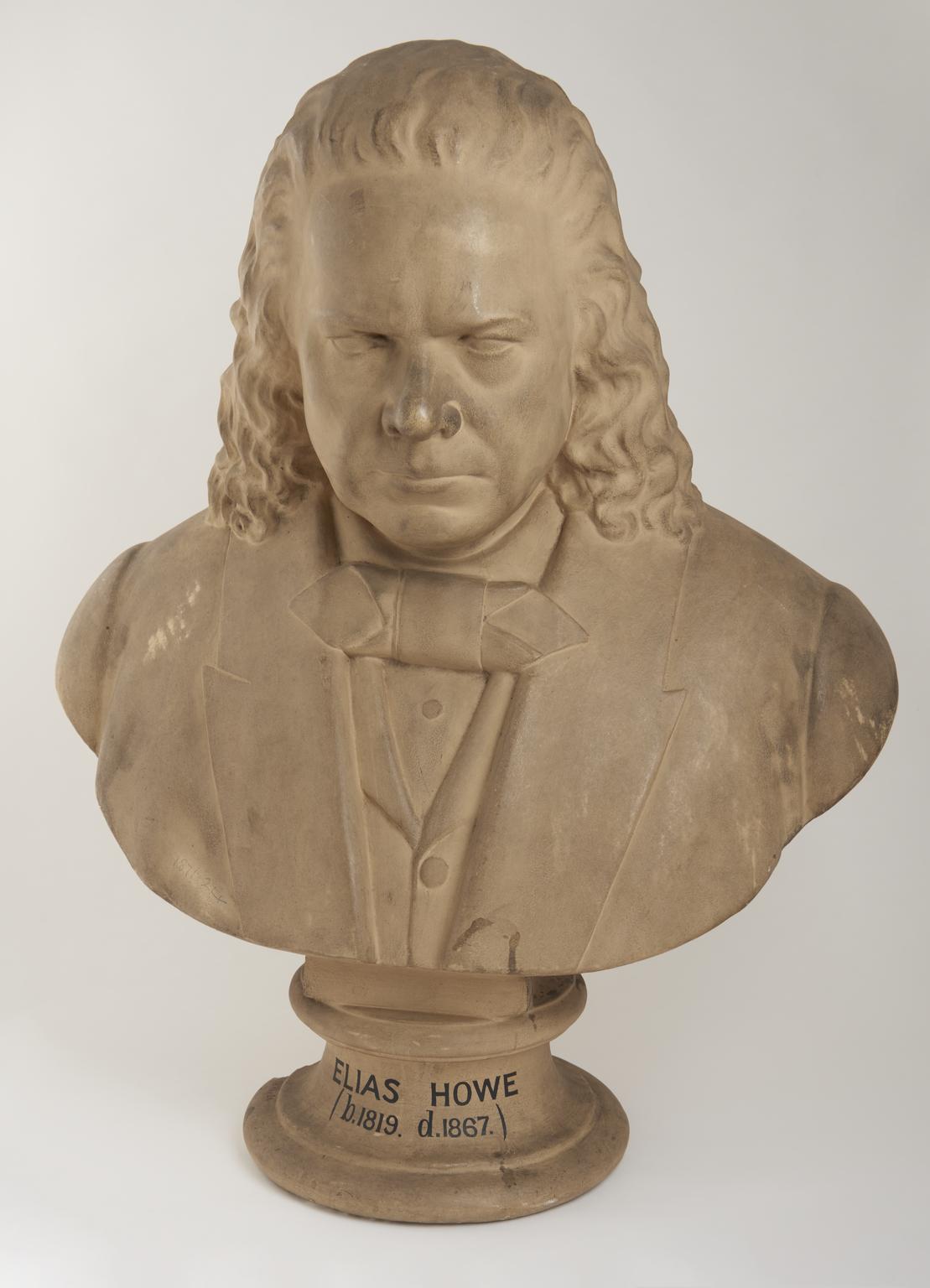 Portrait bust of Elias Howe