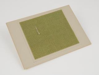 Fabric Swatch depicting chain stitch