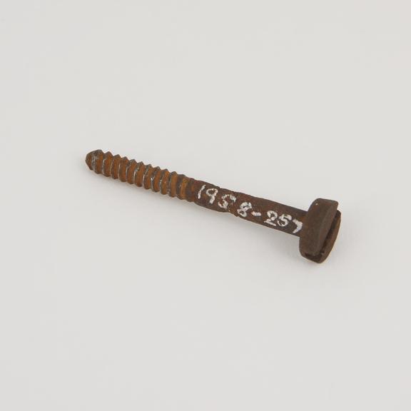 Screw, late 18th century, from Adlington Hall, Macclesfield