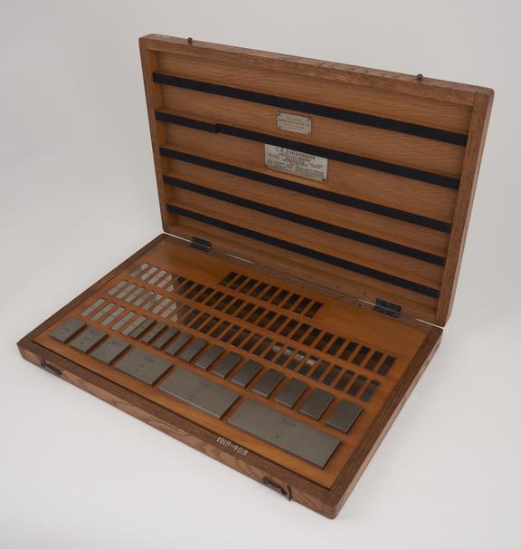 Set of Johansson gauge blocks, imperial  measurement