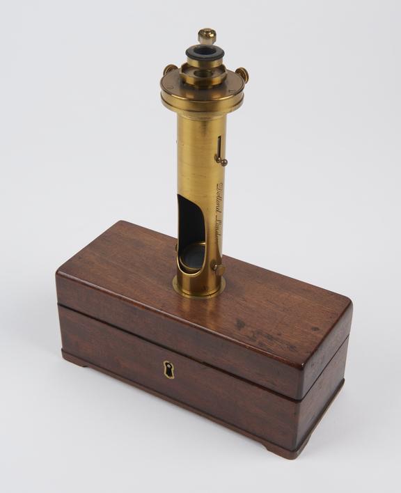 Wollaston's Doublet microscope by Dollond, in mahogany case