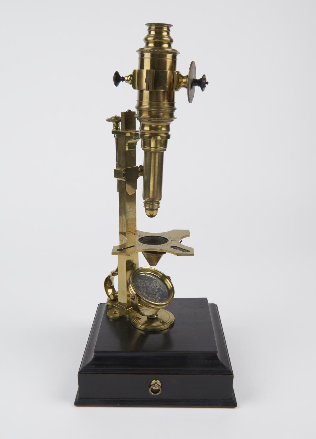 Scroll foot (Cuff type) microscope by John Cuff, London, c. 1750 ...