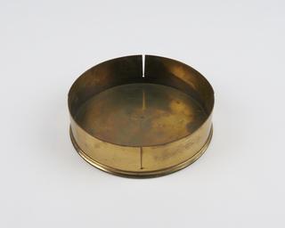 Brass cover, for 5-foot refracting astronomical telescope