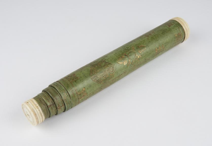 Telescope, 4-draw, ivory caps