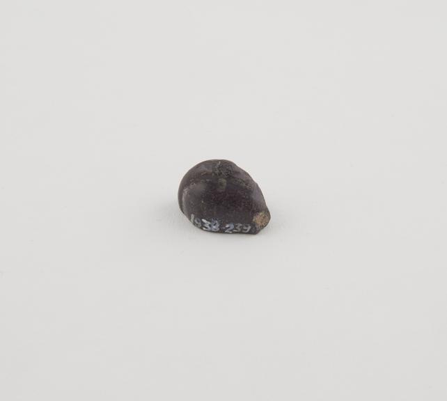 Brown haematite Syrian weight, duck shaped