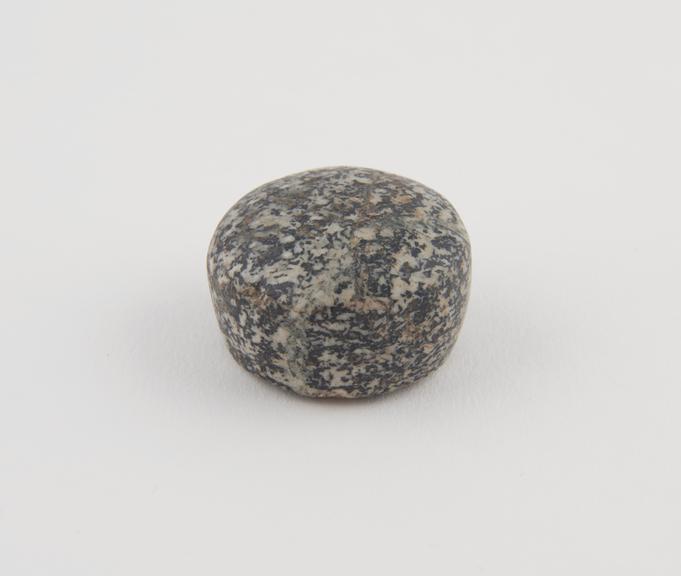 Egyptian Stone 5 Necef weight; truncated cone, flat base