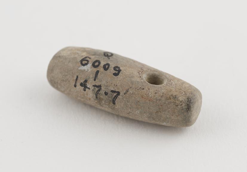 One of three grey limestones (flat base) Syrian weights from