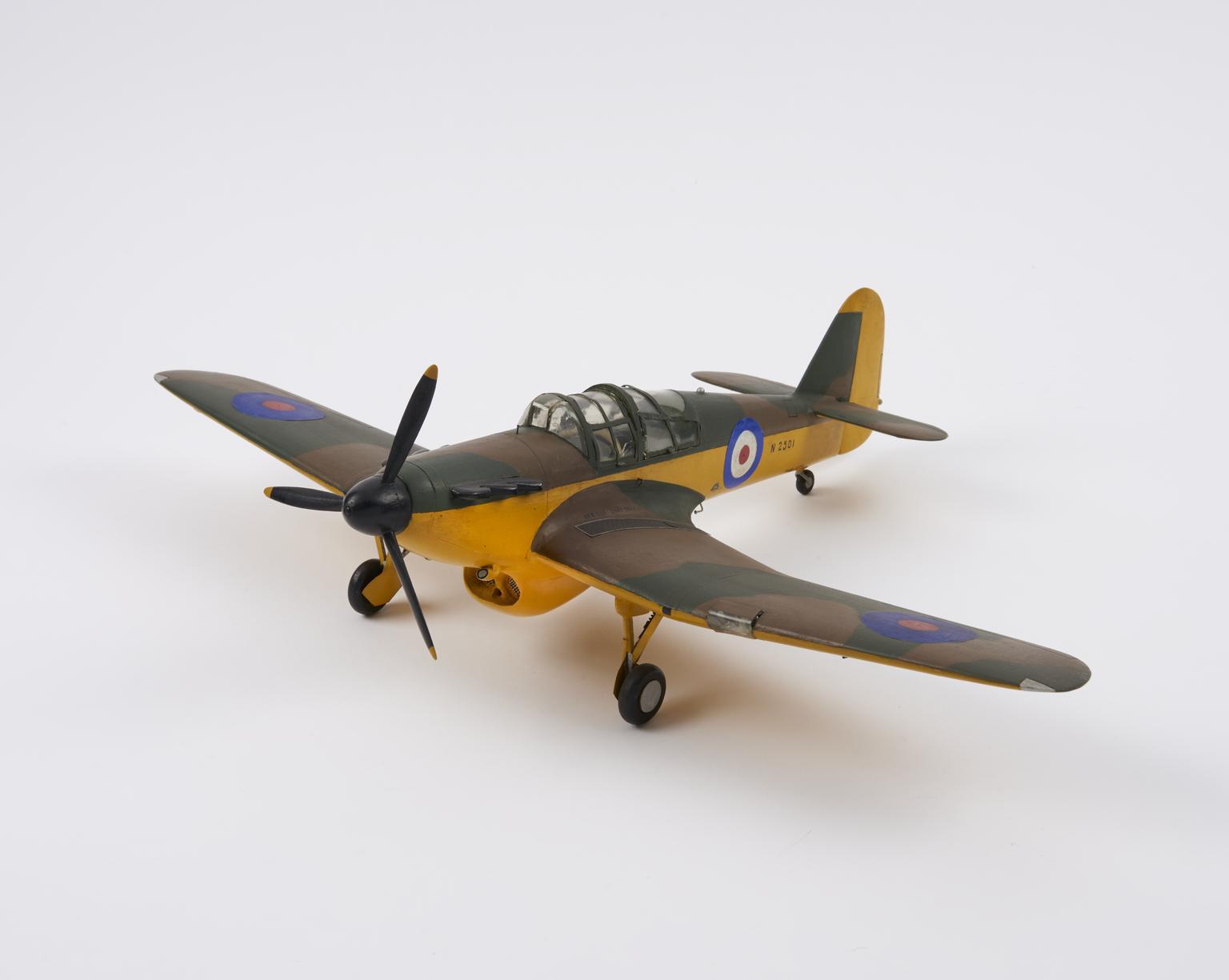 Model, of Miles Master pilot training aircraft | Science Museum Group ...