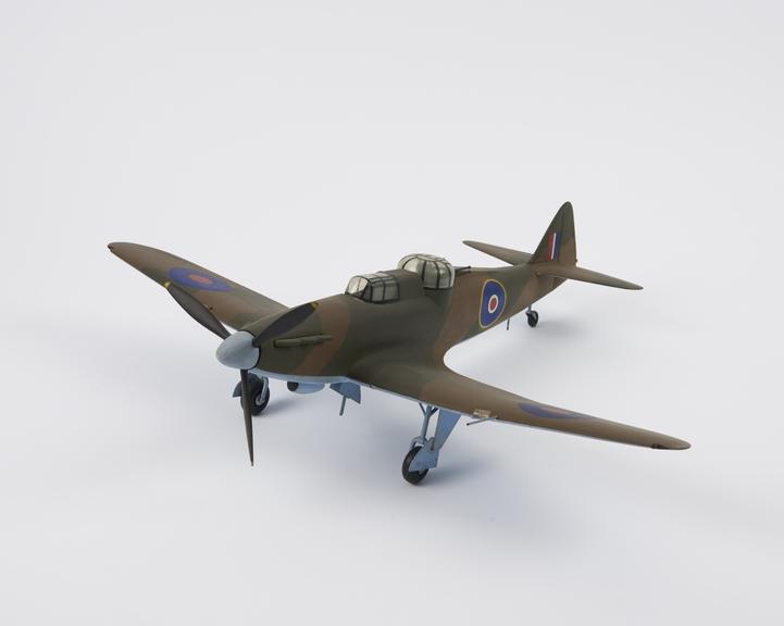 Model of Boulton Paul Defiant' Aircraft, scale 1:10'