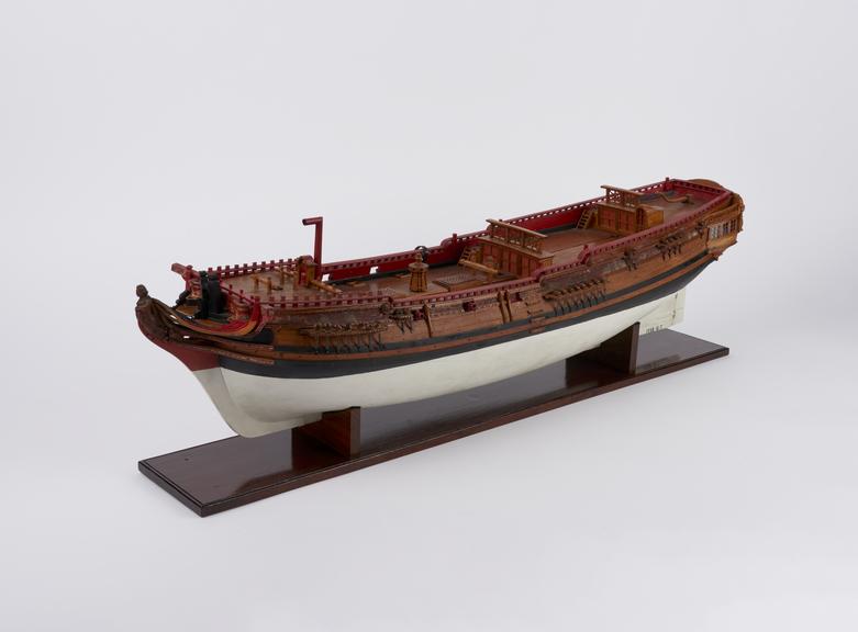 Model (unrigged) of the Royal Yacht Princess Royal, 1770'