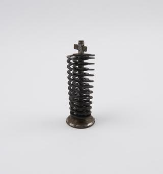 Valve and spring from JAP motorcycle engine