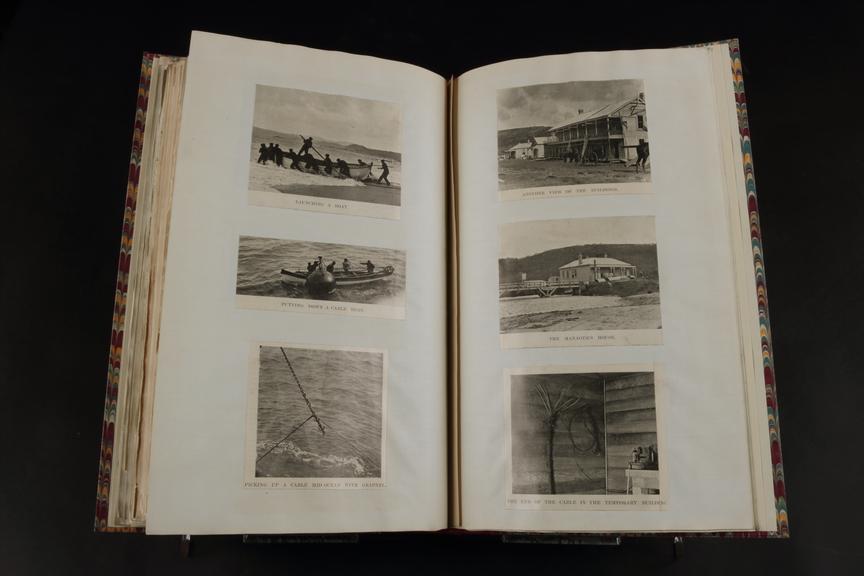 Album documenting the laying of the Queensland-Norfolk