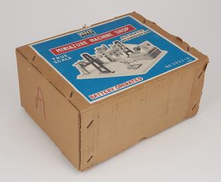 Model, of AHI Brand Battery Operated Machine Stop