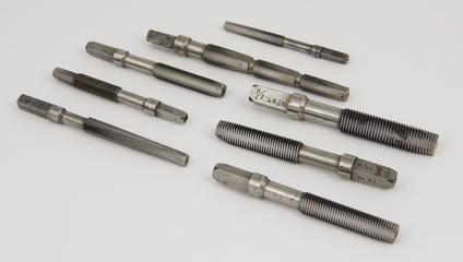 Nine taps with tapered flats