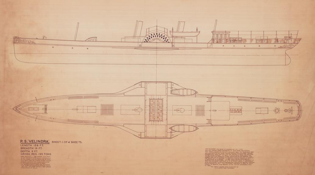 P.S. 'Velindra' Sheet 1 of 4