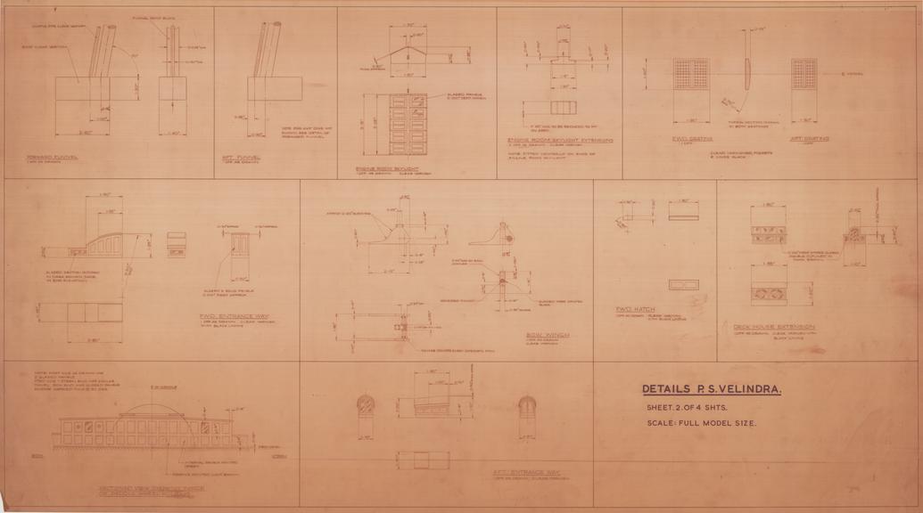 Details P.S. 'Velindra' Sheet 2 of 4