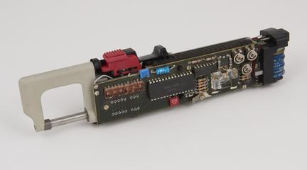 Hand held digital micrometer minus outer covering