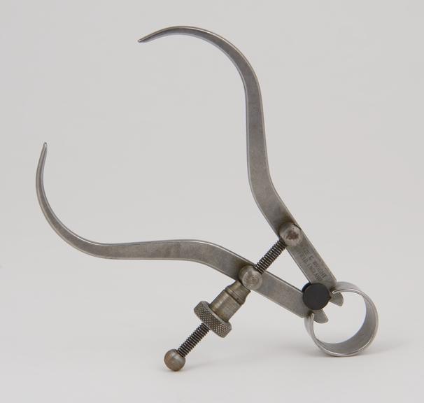 A spring caliper by Moore & Wright to show an early method of