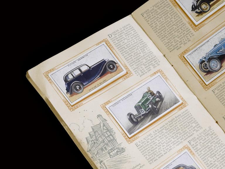 players cigarette cards cars John Player and Sons' Album of Motor Cars