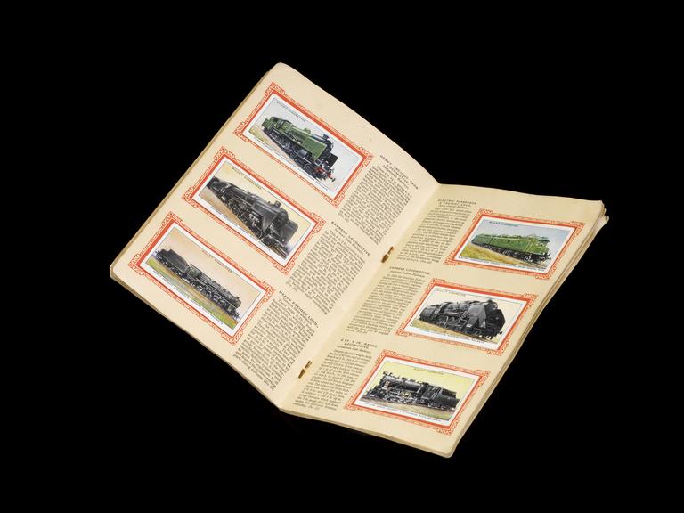 'An Album of Railway Engines' book of cigarette cards produced