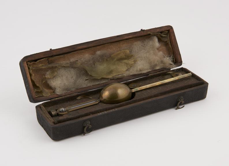 Jones' saccharometer, in box, serial no 275