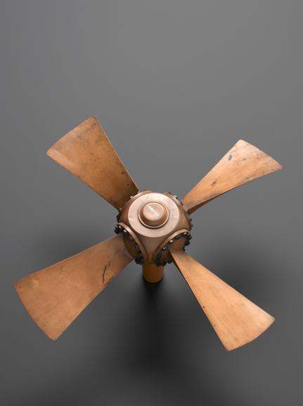 Model of the four-bladed screw propeller from HMS 'Lord Warden' (1865)