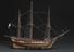 1770-1780 Whole model 28 gun frigate, 1770-1780, (scale 1.48)